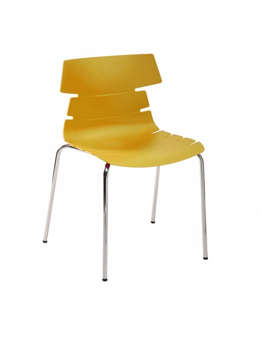 Hoxton Chair 4 Leg BREAKOUT Global Chair Mustard 