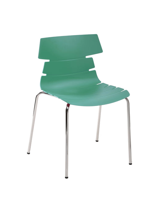 Hoxton Chair 4 Leg BREAKOUT Global Chair Turquoise 