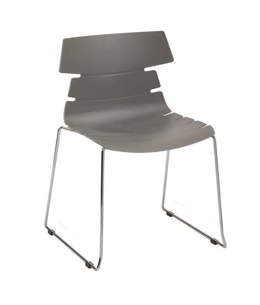 Hoxton Chair Skid Frame BREAKOUT Global Chair Grey 