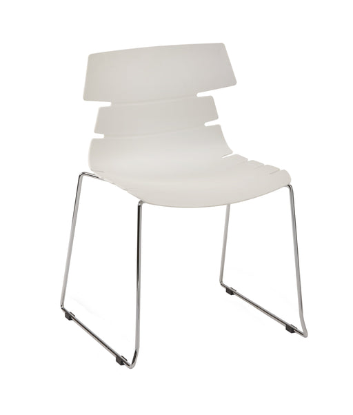 Hoxton Chair Skid Frame BREAKOUT Global Chair White 