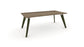 Hub Coloured leg Meeting Tables 1600mm x 1200mm Meeting Tables Workstories 1600mm x 1200mm Grey Nebraska Oak Olive Green RAL6003