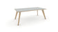 Hub Meeting Tables BENCH DESKS Workstories 1600mm x 1200mm Light Grey/Ply 