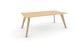 Hub Meeting Tables BENCH DESKS Workstories 1600mm x 1200mm Maple 