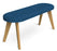 Hub Upholstered Bench meeting Workstories Blue CSE15 