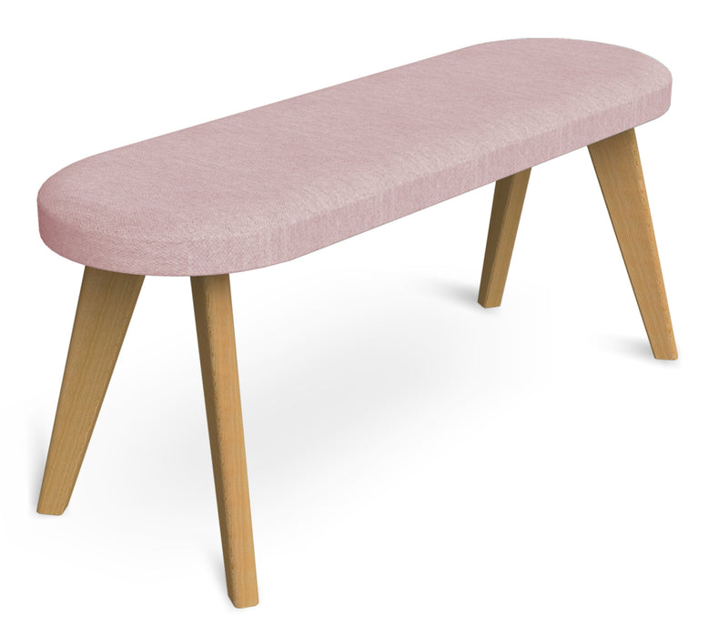 Hub Upholstered Bench meeting Workstories Light Pink CSE19 