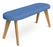 Hub Upholstered Bench meeting Workstories Pale Blue CSE08 