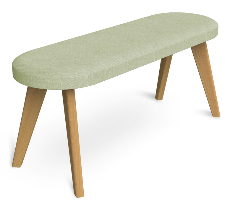 Hub Upholstered Bench meeting Workstories Pale Green CSE33 