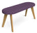 Hub Upholstered Bench meeting Workstories Purple CSE09 