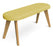 Hub Upholstered Bench meeting Workstories Yellow CSE03 