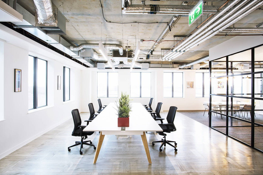 Hub Wooden Leg Bench Desks BENCH DESKS Workstories 