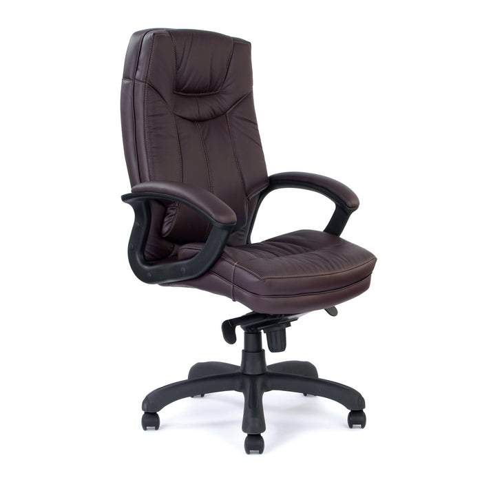Hudson Executive Desk Chair EXECUTIVE CHAIRS Nautilus Designs Burgundy 