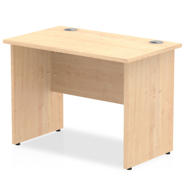 Impulse 1000mm Slimline Desk Panel End Leg Desks Dynamic Office Solutions Maple Maple 