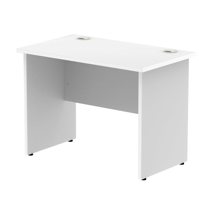 Impulse 1000mm Straight Desk Panel End Leg Desks Dynamic Office Solutions White White 