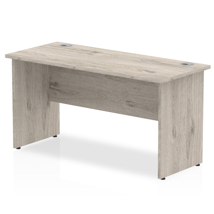 Impulse 1400mm Slimline Desk Panel End Leg Desks Dynamic Office Solutions Grey Oak Grey Oak 