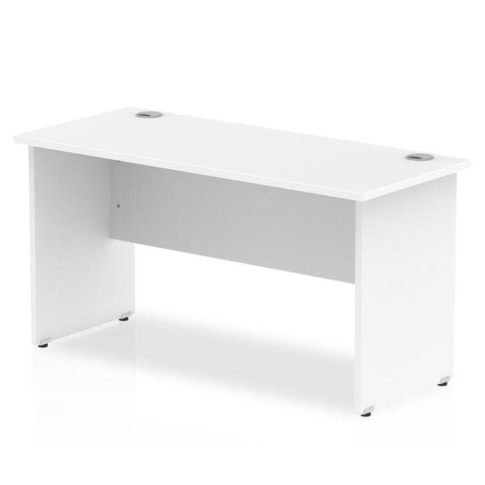 Impulse 1400mm Slimline Desk Panel End Leg Desks Dynamic Office Solutions White White 