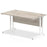 Impulse 1400mm Straight Desk Cantilever Leg Desks Dynamic Office Solutions Grey Oak White 