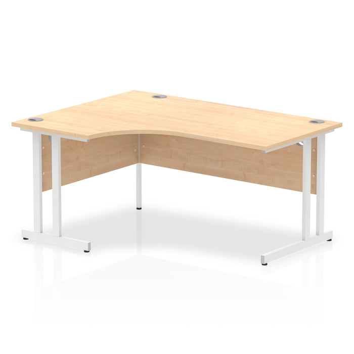 Impulse 1600mm Left Crescent Desk Cantilever Leg Desks Dynamic Office Solutions 