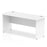 Impulse 1600mm Slimline Desk Panel End Leg Desks Dynamic Office Solutions White White 