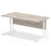 Impulse 1600mm Straight Desk Cantilever Leg Desks Dynamic Office Solutions Grey Oak White 