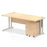 Impulse 1800mm Cantilever Straight Desk With Mobile Pedestal Workstations Dynamic Office Solutions 