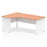 Impulse 1800mm Left Crescent Desk Panel End Leg Corner Desks Dynamic Office Solutions 