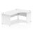 Impulse 1800mm Right Crescent Desk Panel End Leg Corner Desks Dynamic Office Solutions 