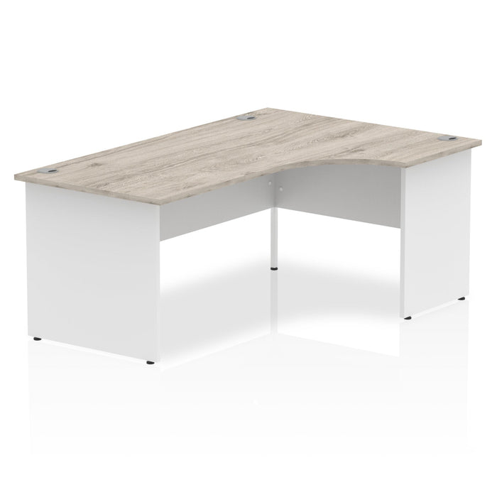 Impulse 1800mm Right Crescent Desk Panel End Leg Corner Desks Dynamic Office Solutions 