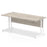 Impulse 1800mm Straight Desk Cantilever Leg Desks Dynamic Office Solutions Grey Oak White 