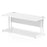 Impulse 1800mm Straight Desk Cantilever Leg Desks Dynamic Office Solutions White White 