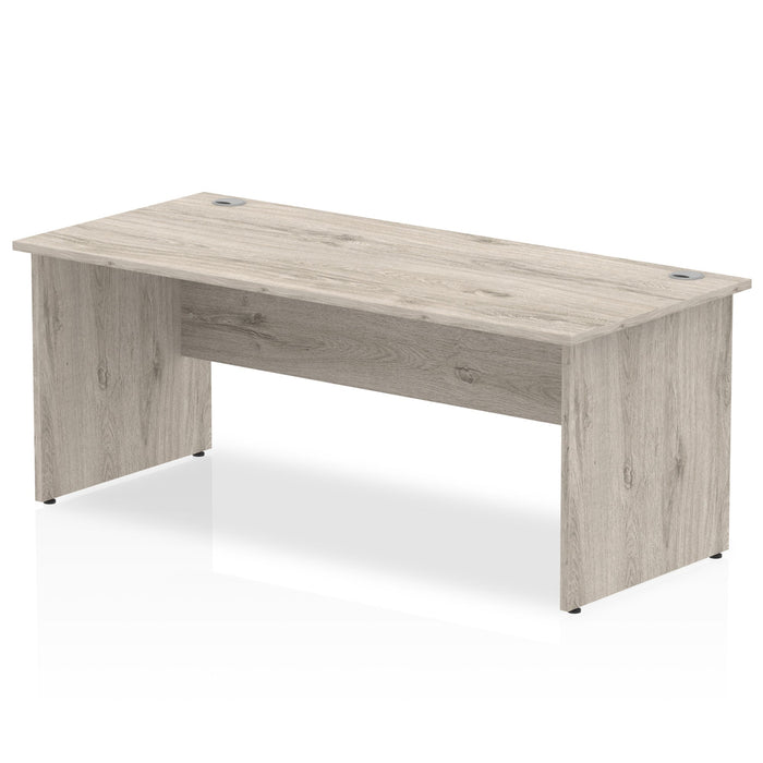 Impulse 1800mm Straight Desk Panel End Leg Desks Dynamic Office Solutions Grey Oak Grey Oak 