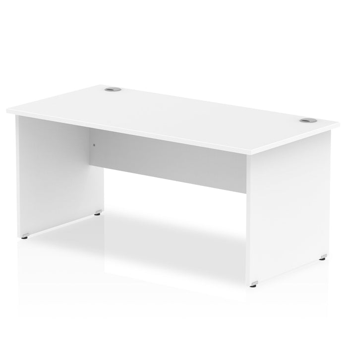 Impulse 1800mm Straight Desk Panel End Leg Desks Dynamic Office Solutions White White 