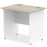 Impulse 800mm Slimline Desk Panel End Leg Desks Dynamic Office Solutions Grey Oak White 