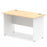 Impulse 800mm Slimline Desk Panel End Leg Desks Dynamic Office Solutions Maple White 