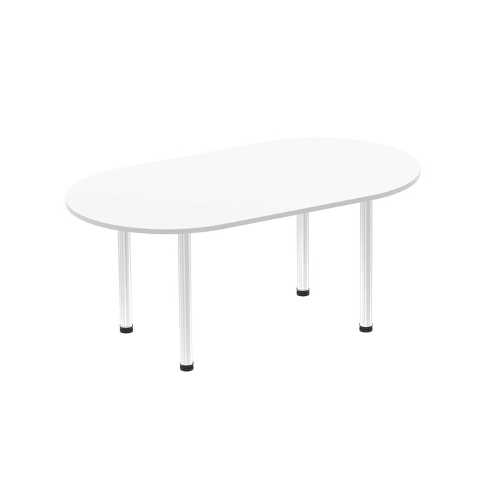 Impulse Boardroom Table With Post Leg Boardroom and Conference Tables Dynamic Office Solutions White 1800 Aluminium