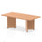 Impulse Coffee Table Arrowhead Leg Bistro Tables Dynamic Office Solutions Oak 1200 