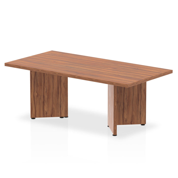 Impulse Coffee Table Arrowhead Leg Bistro Tables Dynamic Office Solutions Walnut 1200 