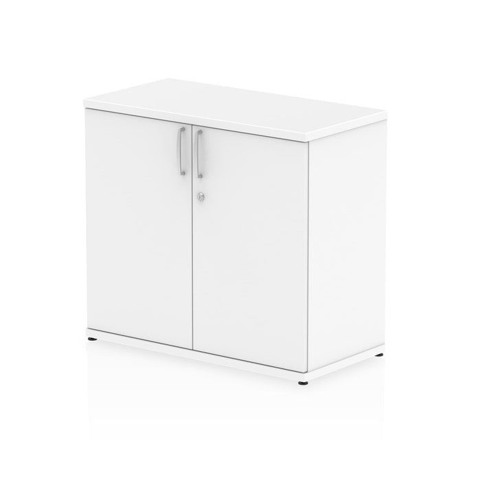 Impulse Desk High Cupboard Storage Dynamic Office Solutions White 