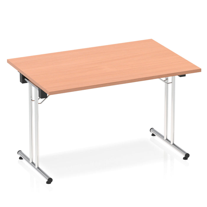Impulse Folding Rectangle Table Folding Tables Dynamic Office Solutions Beech 1200 
