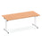 Impulse Folding Rectangle Table Folding Tables Dynamic Office Solutions Oak 1800 