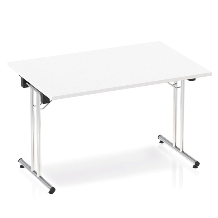 Impulse Folding Rectangle Table Folding Tables Dynamic Office Solutions White 1200 