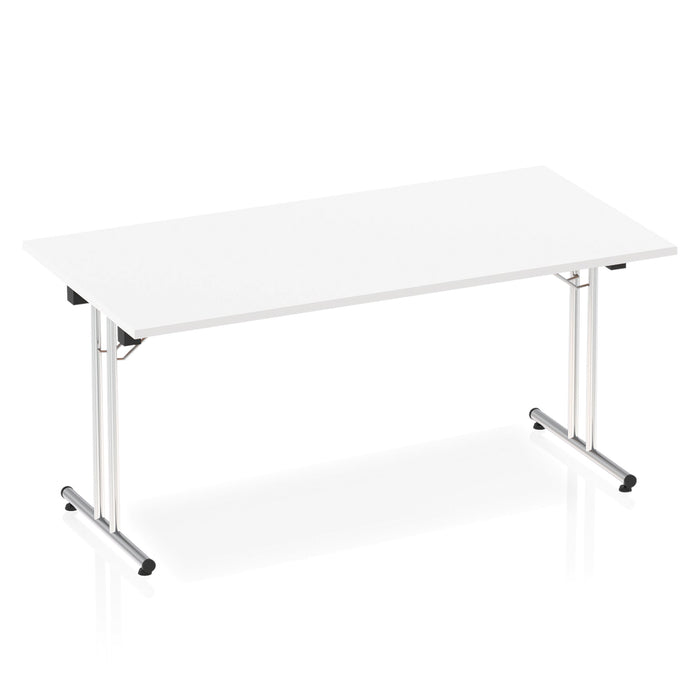 Impulse Folding Rectangle Table Folding Tables Dynamic Office Solutions White 1600 