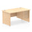 Impulse Panel End Straight Desk With Fixed Pedestal Workstations Dynamic Office Solutions MAPLE 1400 3 Drawer