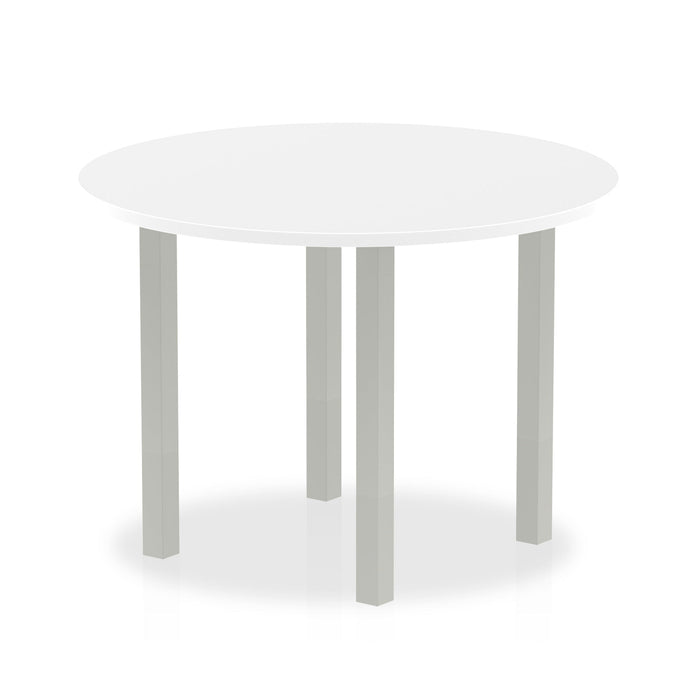 Impulse Round Table With Post Leg Shaped Tables Dynamic Office Solutions 