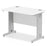 Impulse Slimline Desk Cable Managed Leg - Maple Desks Dynamic Office Solutions White White 1000mm x 600mm