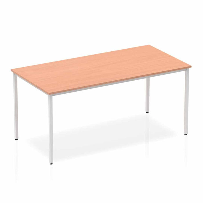 Impulse Straight Table Box Frame Leg Tables Dynamic Office Solutions Beech 1600 