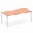 Impulse Straight Table Box Frame Leg Tables Dynamic Office Solutions Beech 1800 