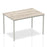 Impulse Straight Table Box Frame Leg Tables Dynamic Office Solutions Grey Oak 1200 