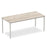 Impulse Straight Table Box Frame Leg Tables Dynamic Office Solutions Grey Oak 1800 