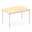 Impulse Straight Table Box Frame Leg Tables Dynamic Office Solutions Maple 1200 