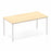 Impulse Straight Table Box Frame Leg Tables Dynamic Office Solutions Maple 1600 
